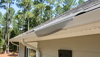 Gutter guard installation on a South Carolina home