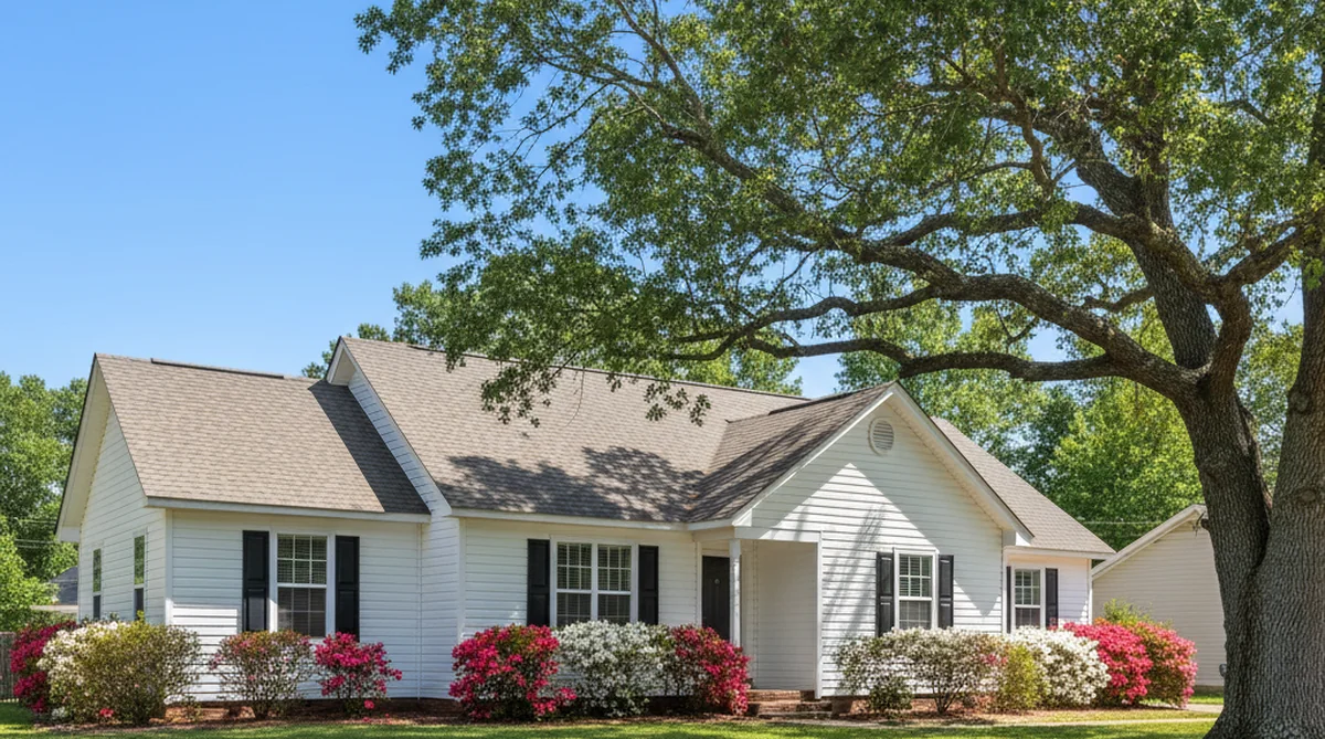Gray shingle roof on Orangeburg SC home