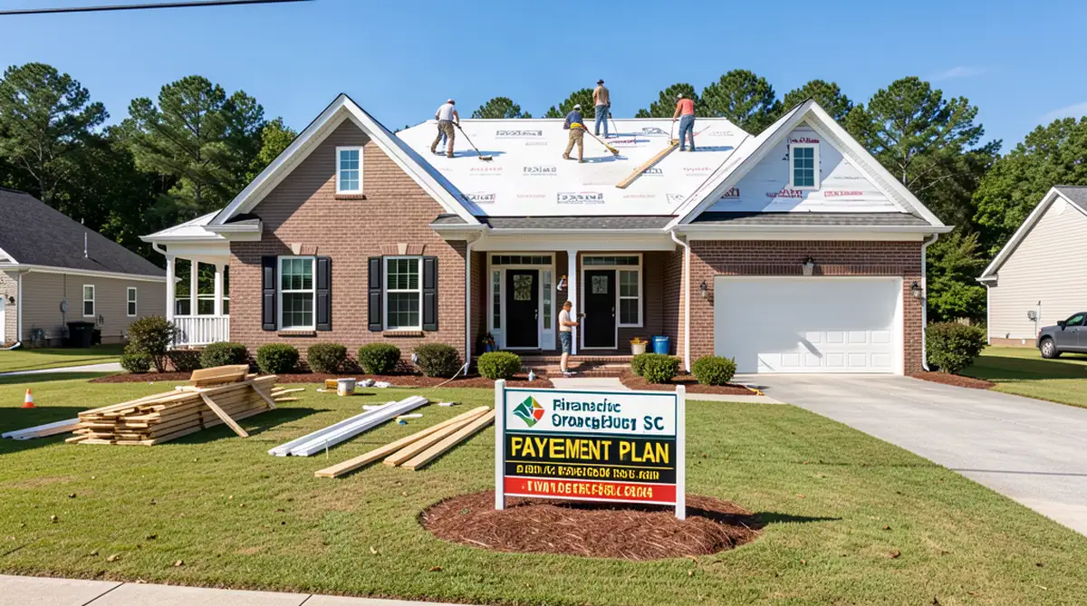 Roof payment plans for Orangeburg SC homeowners