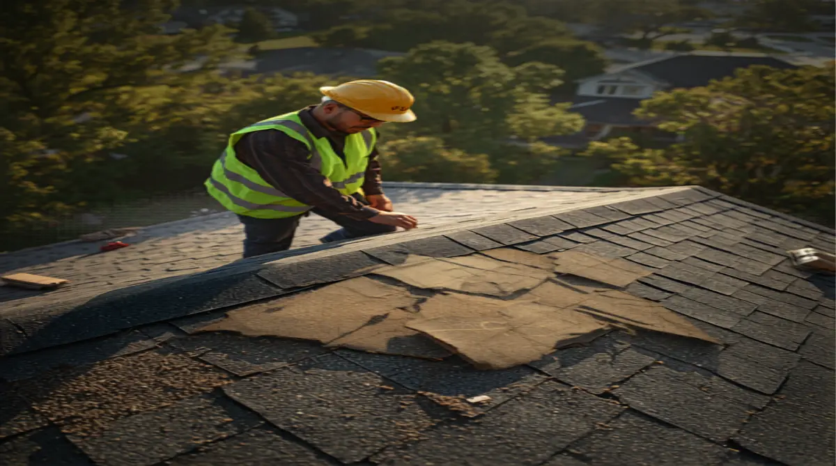 Roof repair inspection in Orangeburg, SC by Dubya Roofing