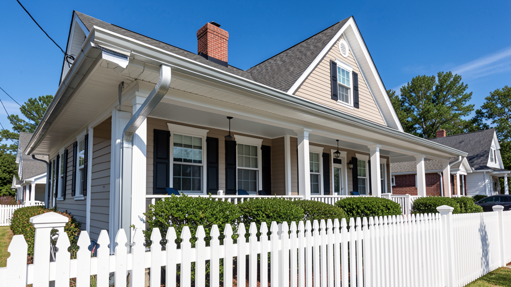 Seamless gutter installation in Bowman, SC by Dubya Roofing and Gutters